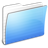 Aqua Stripped Folder Generic Icon 48x48 png